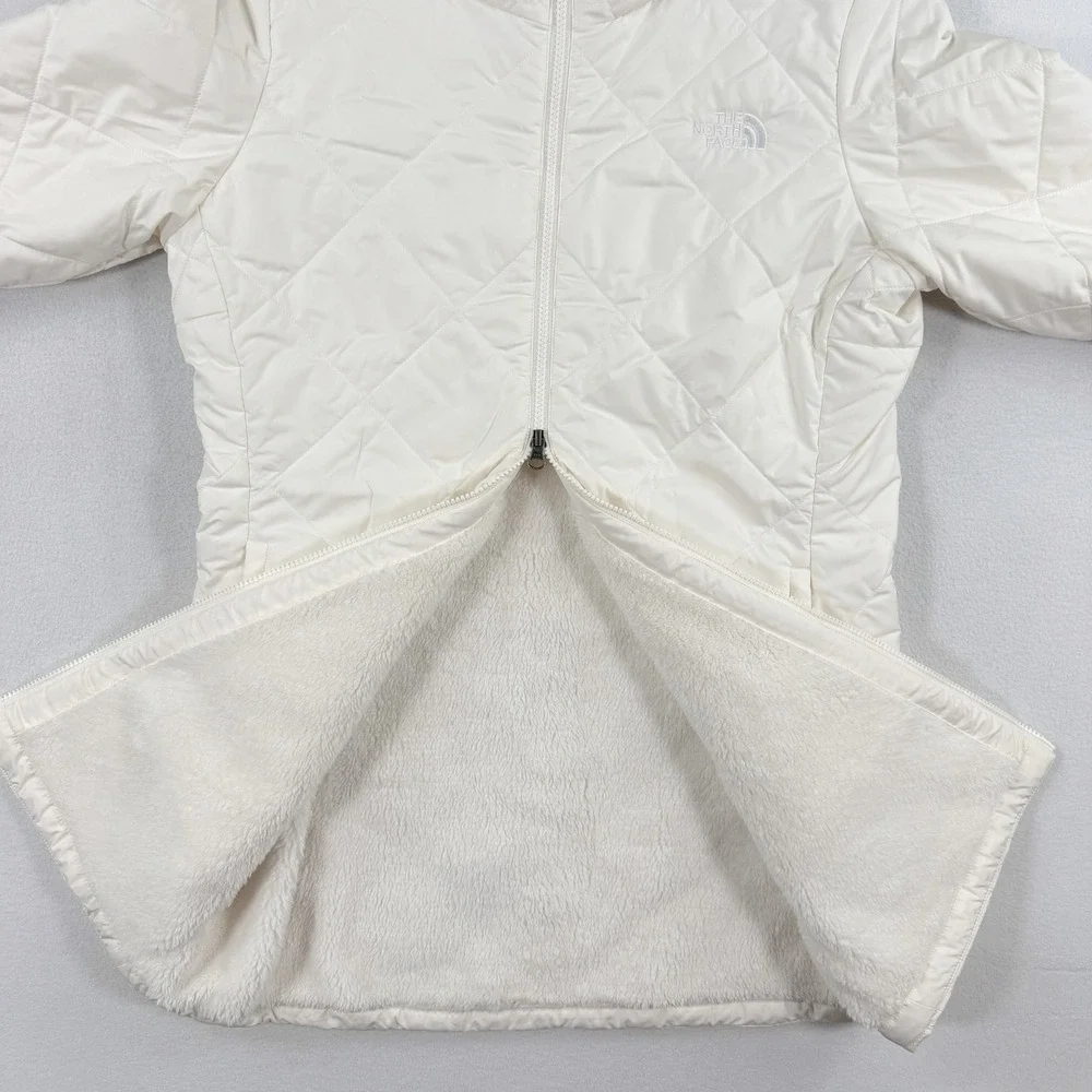 The North‎ Face Shady Glade Parka Shearling Size S Womens White Dune NEW